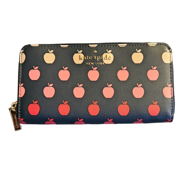 Kate Spade Apples Wallet - Picture 1 of 5